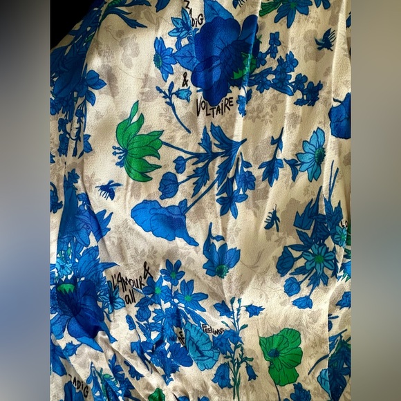 NAT Zadig & Voltaire RUZ mini floral garden dress M - Picture 9 of 10